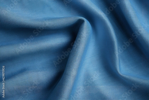 Blue linen stretch wool texture, digital paper, background, 8k