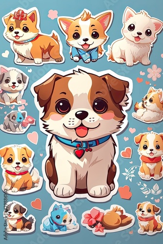 cute doggy sticker