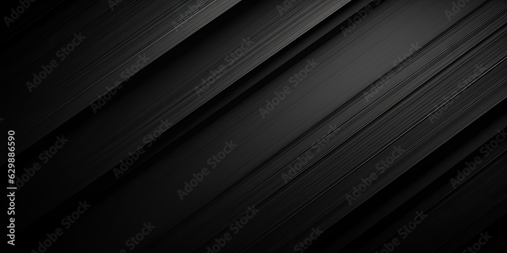 Abstract black background with modern curves. Graphic design. Flowing waves. Vintage touch. Illustration