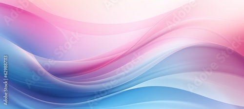 Pink blue wavy curve texture background. Generative AI technology.