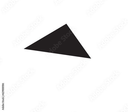 Free Download triangle isolated on white - GFXLoad