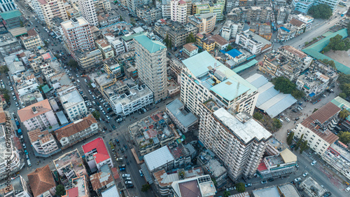Aerial view of Dar Es Salaam city in Tanzania © STORYTELLER