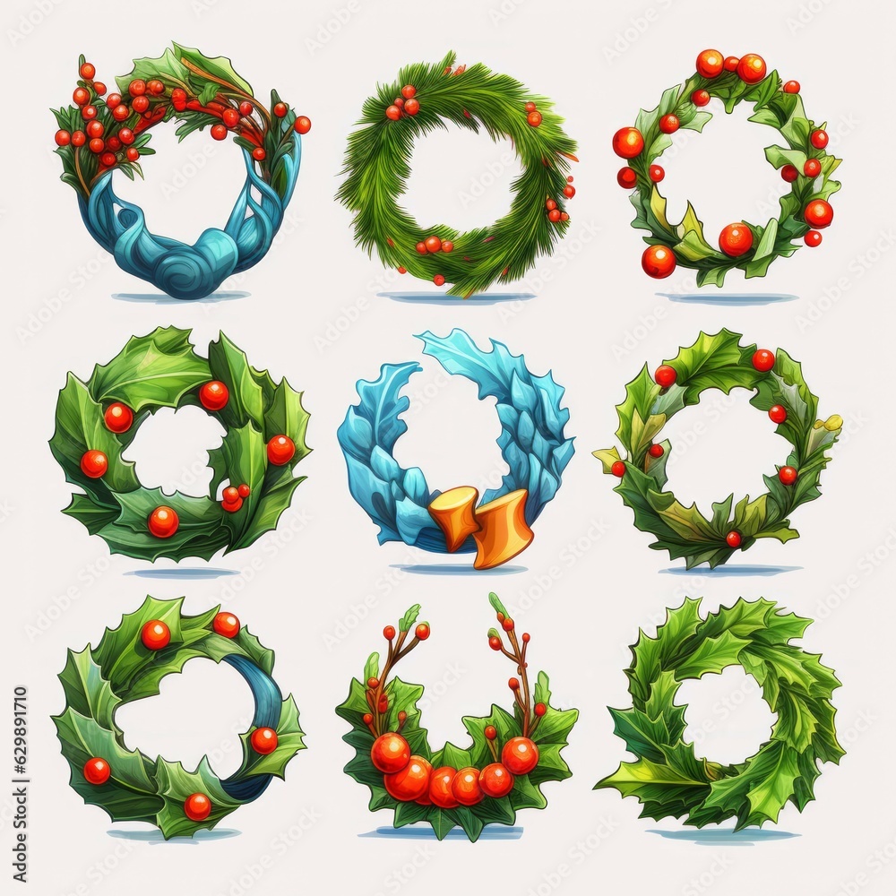 Christmas Themed Character Graphics Element created with Generative AI Christmas Themed Character Graphics Element created with Generative AI
