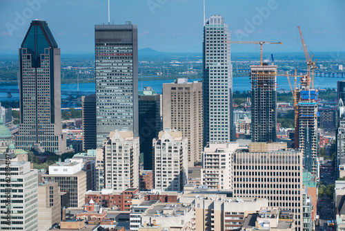 City Street Building View, Montreal, Quebec, Canada