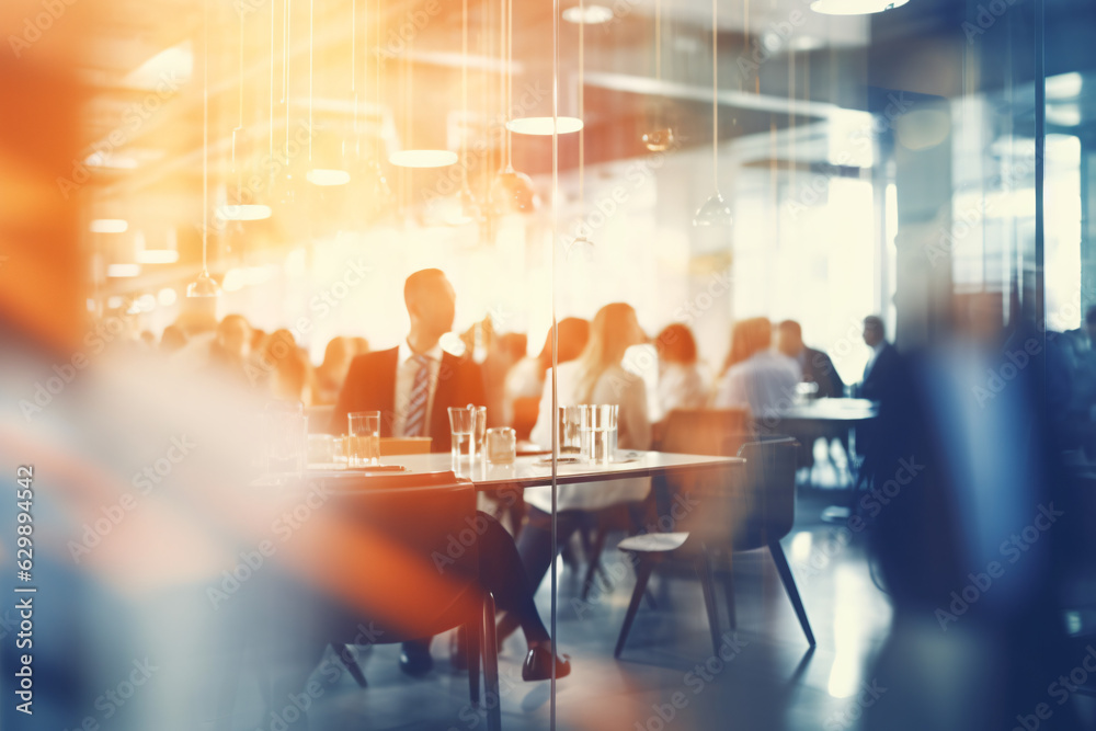 Business people meeting at table - blurred banner / background image.
Generative AI Business people meeting at table - blurred banner / background image.
Generative AI