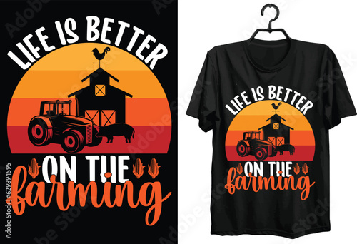Farmer Svg T-shirt Design. Funny Gift Farmer T-shirt Design For Farming Lovers. Typography, Custom, Vector t-shirt design. World All Farmer T-shirt Design.