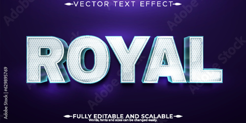 Diamond text effect, editable bling and luxury text style