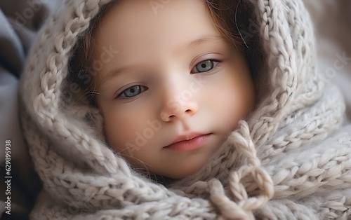 Cute Little Baby. AI © zainab