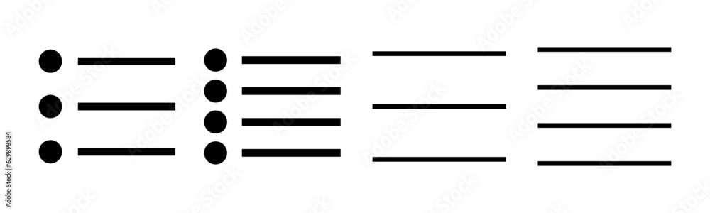 Menu Icon set illustration. web menu sign and symbol. hamburger menu symbol Menu Icon set illustration. web menu sign and symbol. hamburger menu symbol