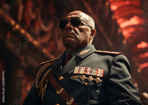 fictional world war 2 soviet dictator . Generative AI photo
