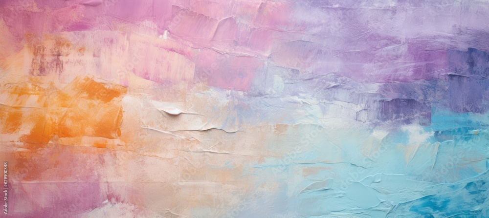 Colorful pastel wall texture background. Generative AI technology.