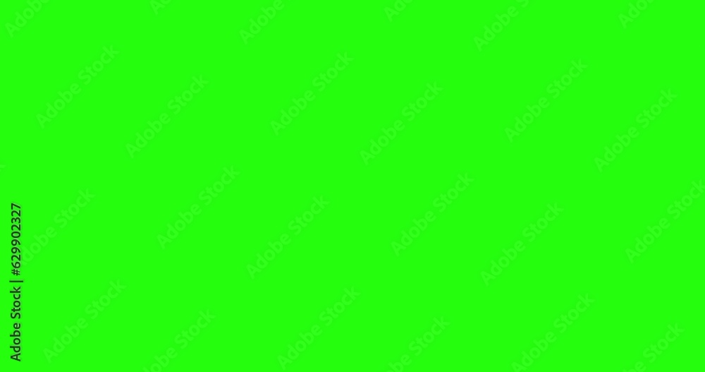 Flash Sale animated text with lightning effect over green screen in 4K resolution for promo video. Concept of sale and clearance