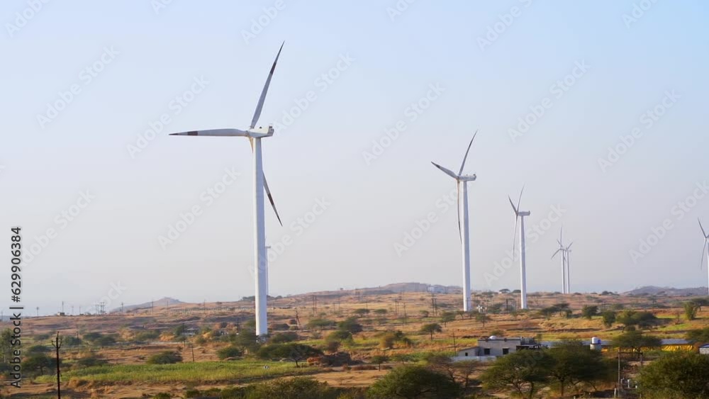 wind turbine in the field wind turbine in the field