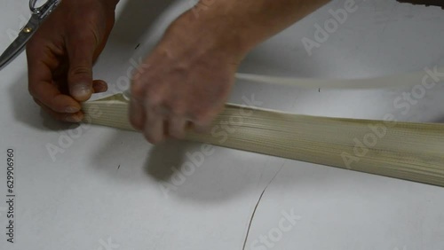 pleated curtain manufacturing in the factory