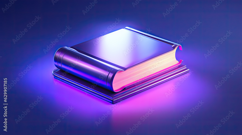 lilac colored books on lilac background. Generative AI lilac colored books on lilac background. Generative AI