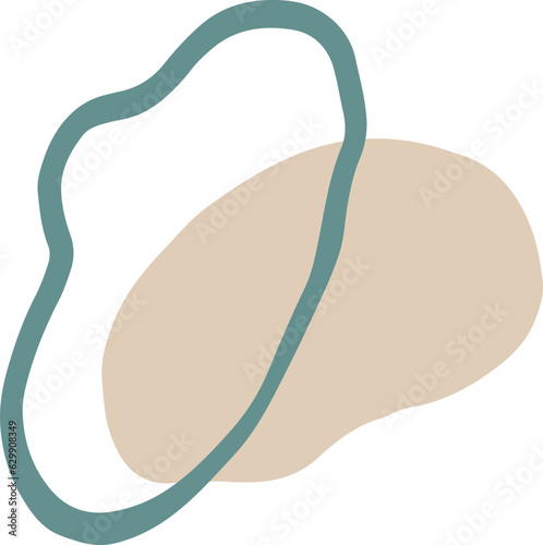 Abstract doodle shape