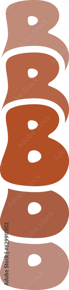 Bold Retro Stacked Font B Bold Retro Stacked Font B