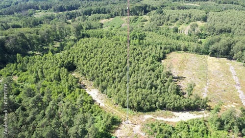 Windenergie / Messstation für geplante Windräder / Schwerte am Rand des Ruhrgebiets zum Sauerland, NRW