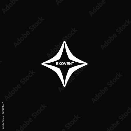 Star logo abstract design 