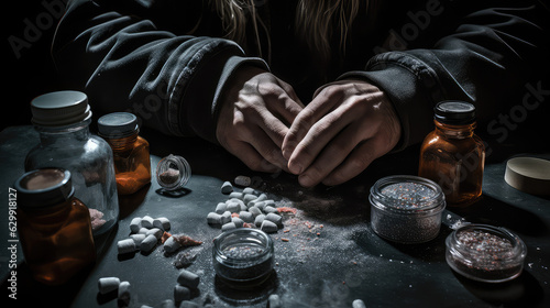 The Haunting Reality of Drug Addiction photo