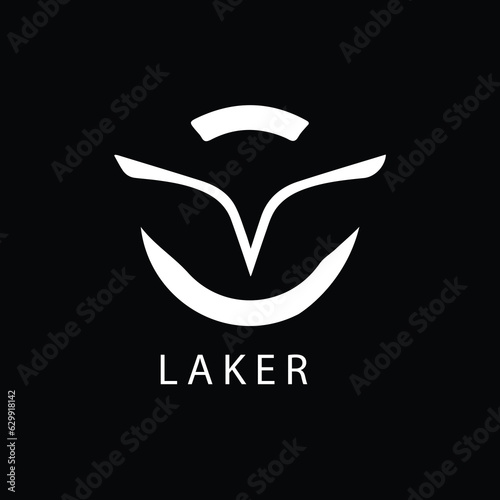 Wings V Logo - Vector logo template