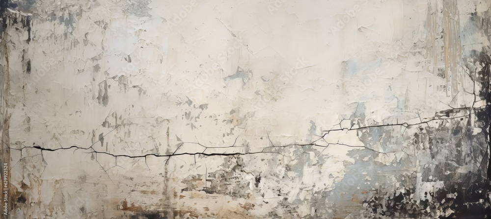 Grunge vintage concrete wall texture background. Generative AI technology.