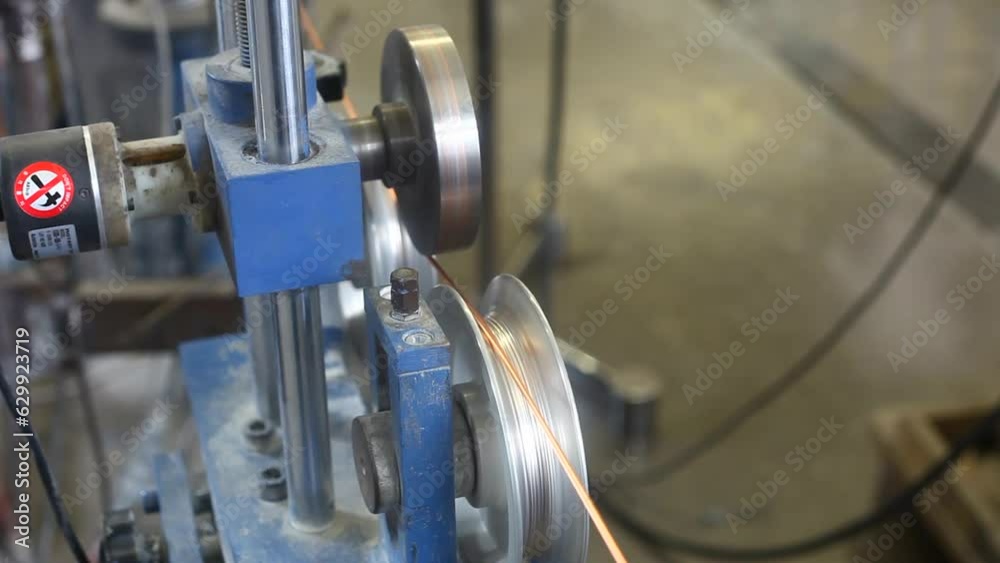 Making of Metal Cable on Factory Making of Metal Cable on Factory