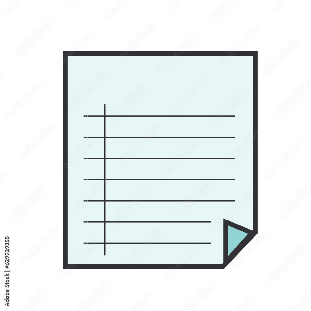 Cute Note Illustration Cute Note Illustration