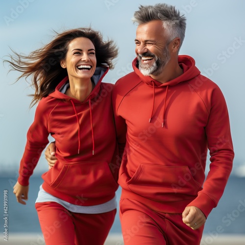 active mature couple in bri...
