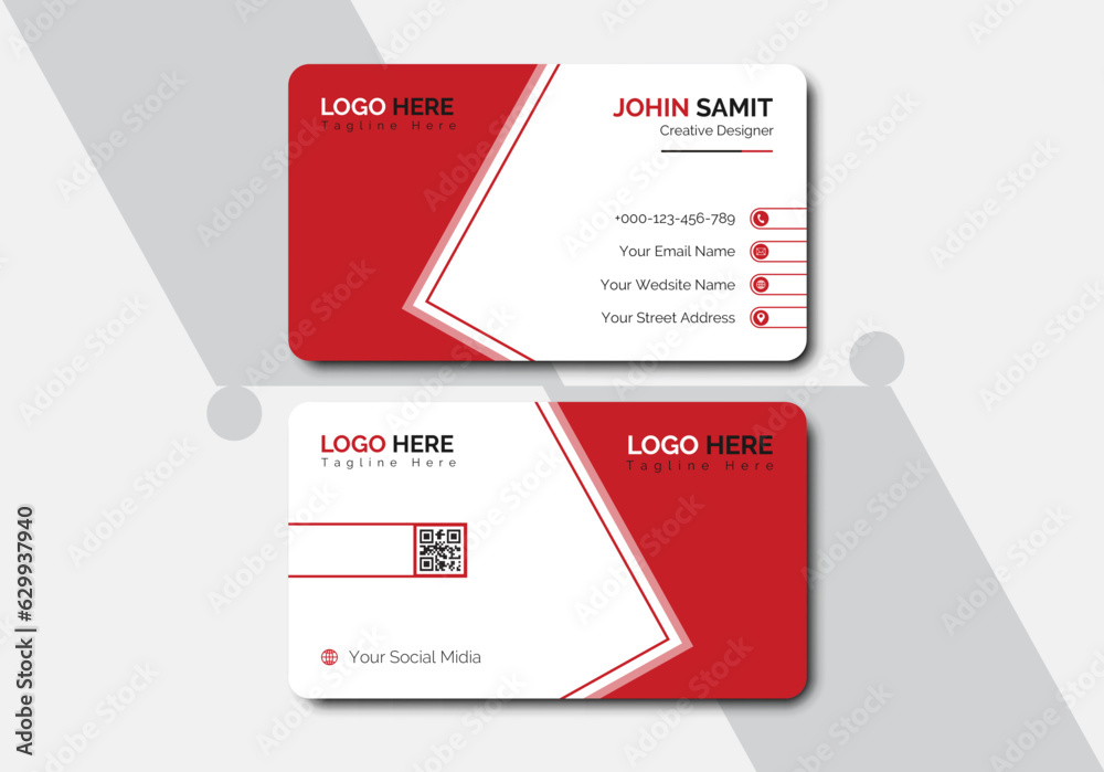 Modern business card design, Personal visiting card, Creative business card design, Modern presentation card design, Professional visiting card design, Vector illustration. Modern business card design, Personal visiting card, Creative business card design, Modern presentation card design, Professional visiting card design, Vector illustration.