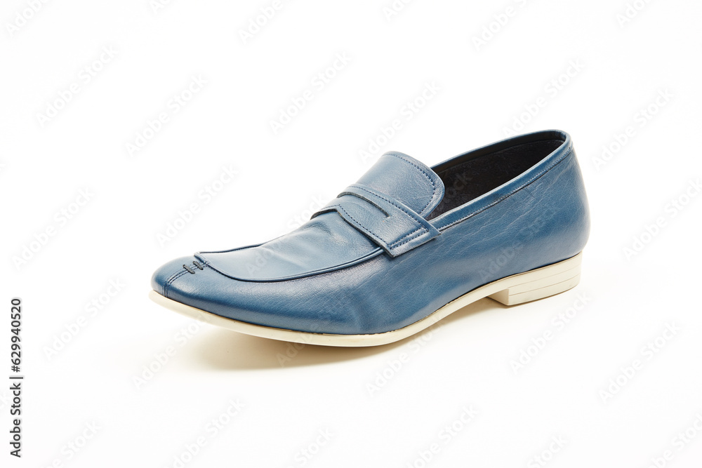 Classic, leather mens shoes on white isolated background Classic, leather mens shoes on white isolated background
