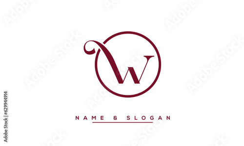 W  Abstract  Letter  Logo  Monogram