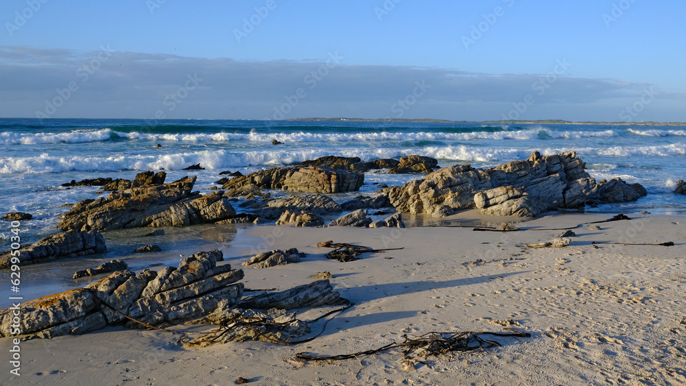 Silver Sands beach and rocks, Bettys Bay, South Africa