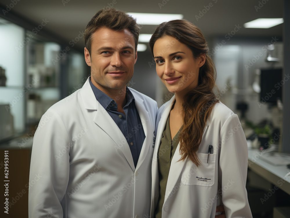 Doctor: The doctor is wearing a white lab coat and holding a stethoscope, symbolizing their role in medical care and diagnostics Doctor: The doctor is wearing a white lab coat and holding a stethoscope, symbolizing their role in medical care and diagnostics