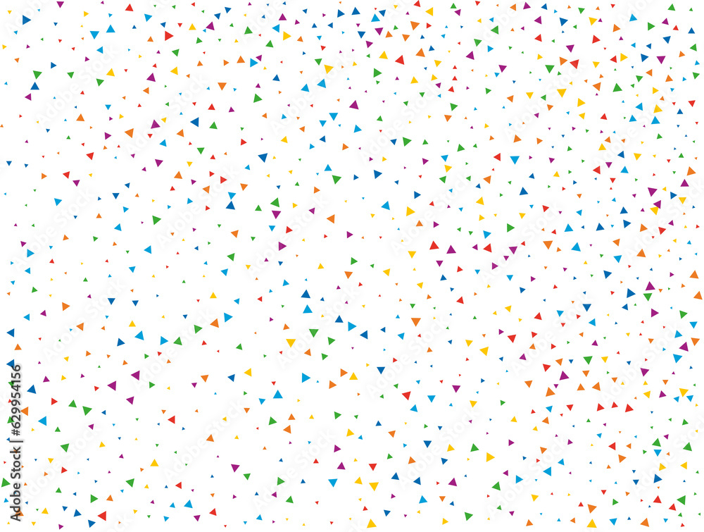 Rain of Rainbow Triangular Confetti Rain of Rainbow Triangular Confetti