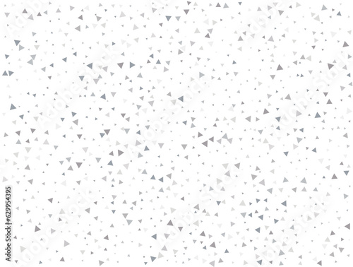 Festive Silver Triangular Confetti