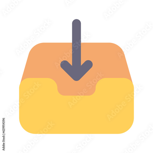 inbox flat icon