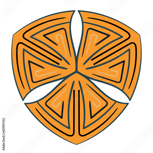 Abstract ornament. Coloful vector illustration.
