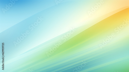 Light Blue, Green Background. Colorful illustration