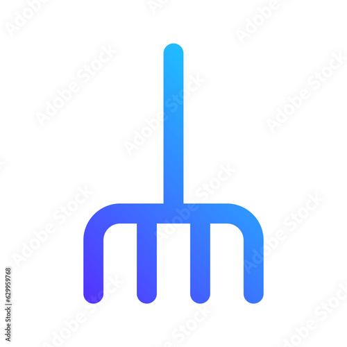 pitchfork gradient icon