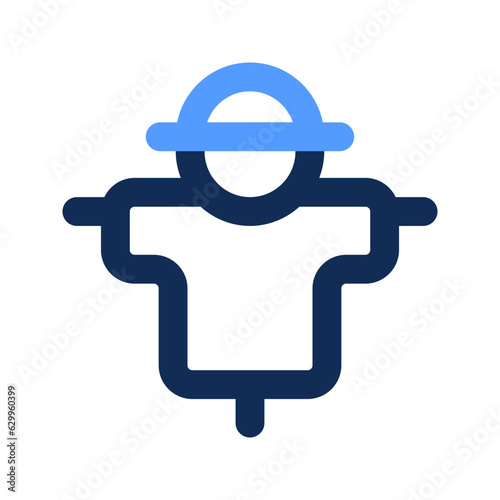 scarecrow outline color icon