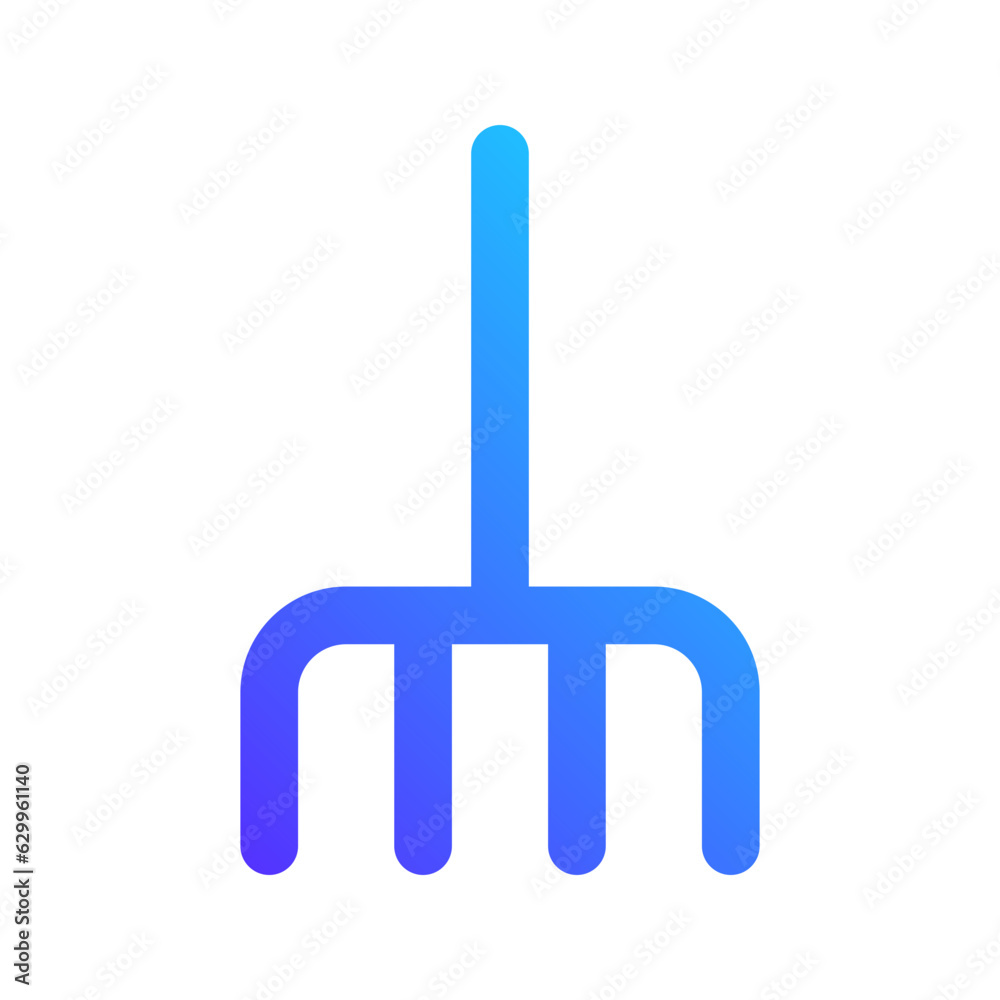 pitchfork gradient fill icon pitchfork gradient fill icon