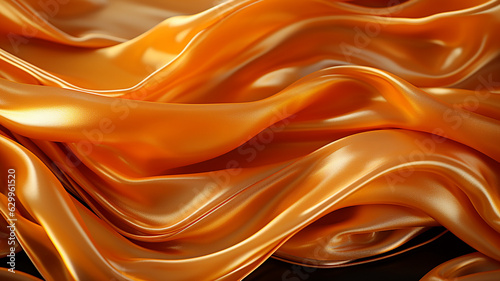 Liquid gold paint abstract background. 3d rendering, 3d illustration