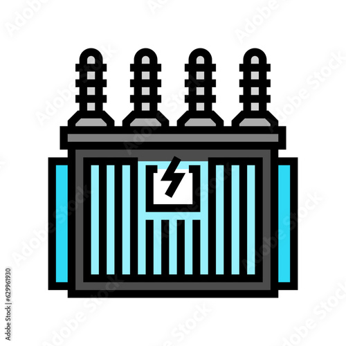 electrical substation electrical engineer color icon vector. electrical substation electrical engineer sign. isolated symbol illustration