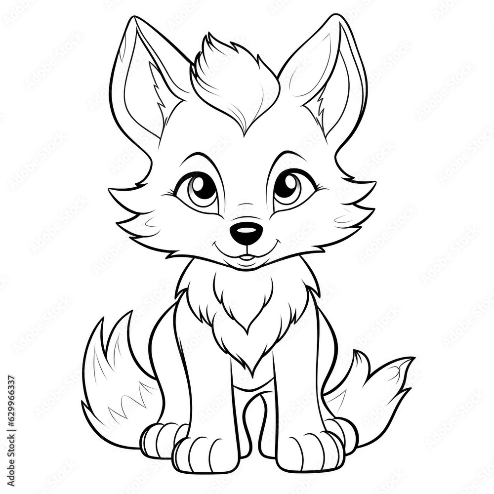 Obraz premium animals coloring pages