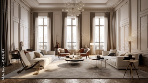 minimal interior bedroom with daylight light grey color scheme design cozy home ideas concept image ai generate