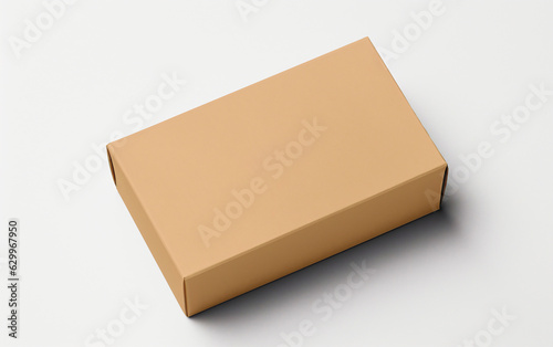 3d render box template packaging design