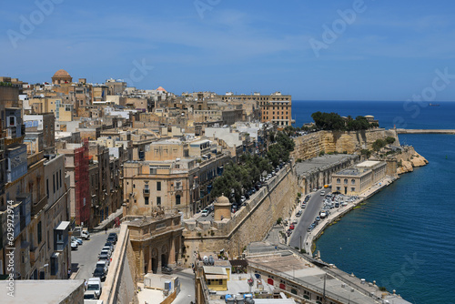 View of Valletta  the capital of Malta