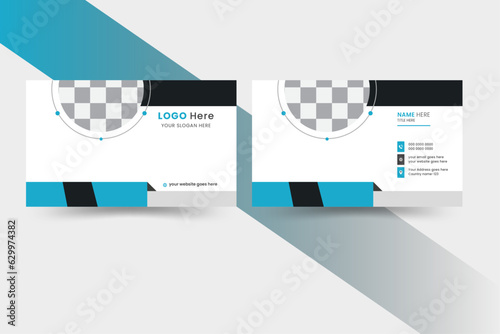 Creative and clean corporate business card and Personal visiting card with company logo Luxury