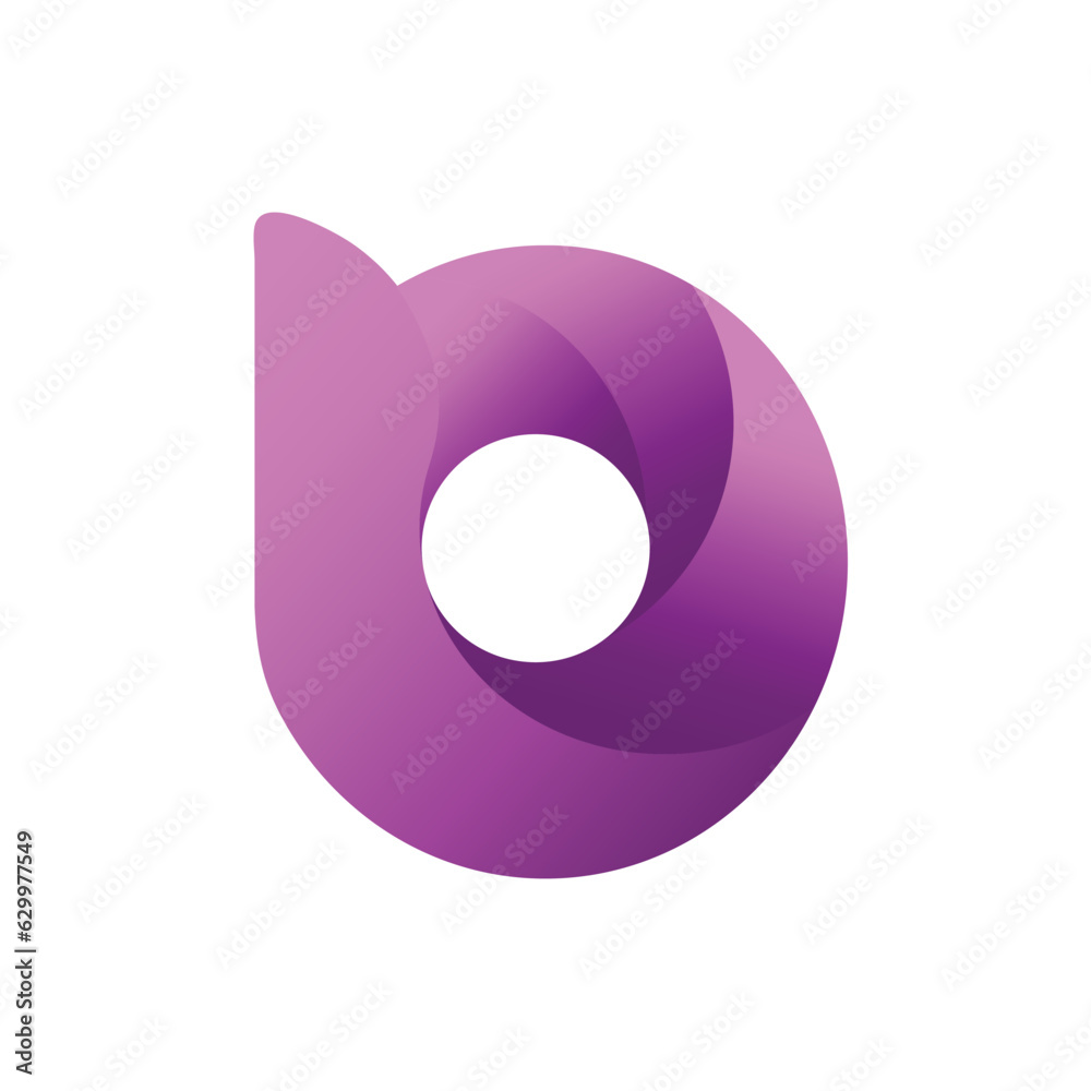 B letter logo design